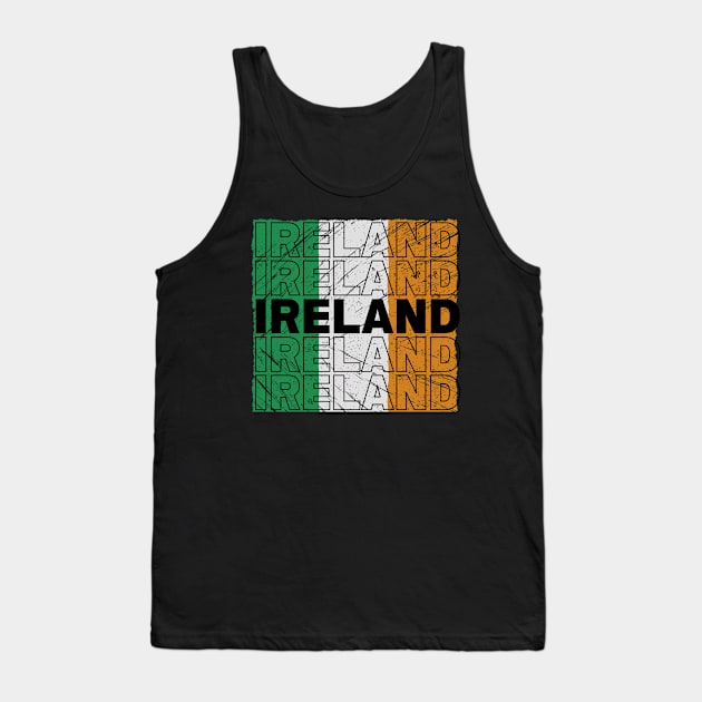 Ireland Flag Tank Top by NomiCrafts